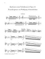Beethoven, L v: Cadenzas for Violin Concerto op. 61 Product Image