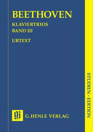 Ludwig van Beethoven: Piano Trios, Volume III
