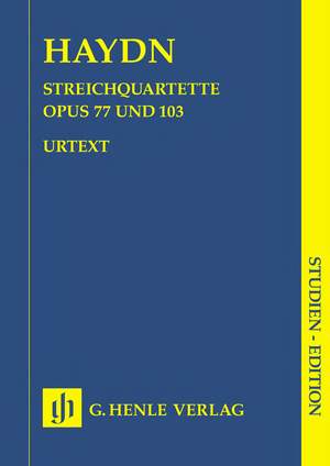 Haydn, J: String Quartets, Lobkowitz-Quartets and last Quartet op. 77 & 103 Vol. 11