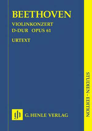 Beethoven, L v: Concerto D major for Violin and Orchestra op. 61