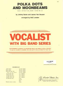 Burke Polka Dots And Moonbeams Vocalist W/ Big Band