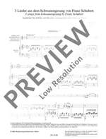 Franz Schubert: Lieder(3) (Schwanengesang) Product Image