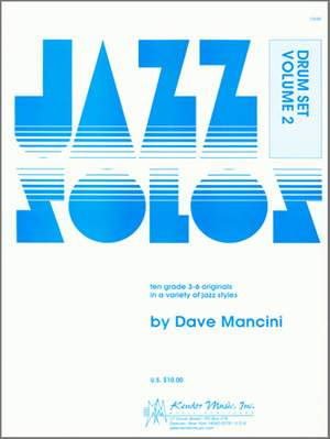 Dave Mancini: Jazz Solos For Drum Set, Volume 2