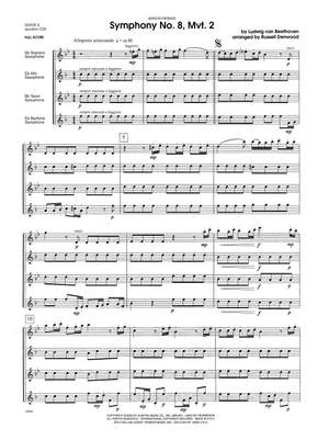 Beethoven Symphony No. 8, Mvt. 2 Saxophone Quartet