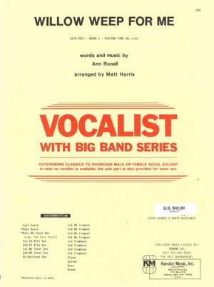 Ronell Willow Weep For Me Vocalist W/ Big Band