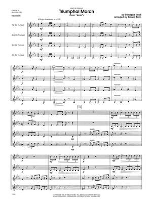 Verdi Triumphal March Trumpet Quartet