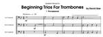 David Uber: Beginning Trios For Trombones Product Image