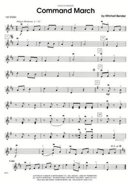Bender Command March Playground String Orch