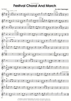 Caponegro Festival Choral And March Playground String Orch