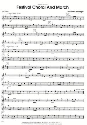 Caponegro Festival Choral And March Playground String Orch