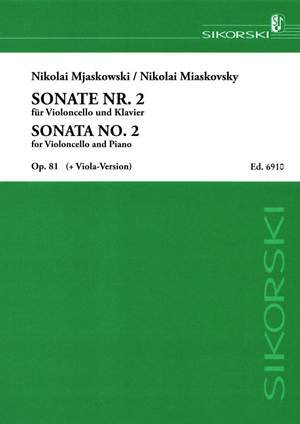 Nikolai Miaskovsky: Sonate Nr. 2