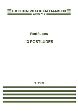 Poul Ruders: 13 Postludes For Piano