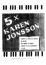 Karen Jonsson: 5 X Karen Jönsson Product Image