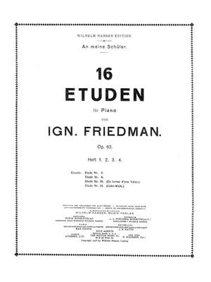 Ignaz Friedman: 16 Etuder Bd. 4