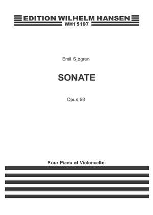 Emil Sjogren: Sonate Op. 58