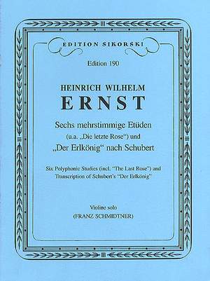 Heinrich Wilhelm Ernst: Six Polyphonic Studies - Violin