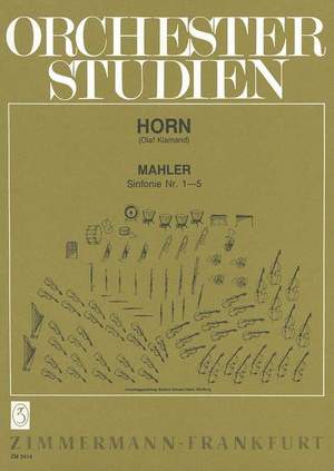 Mahler, G: Orchestral Studies (horn): Symphonies 1-5
