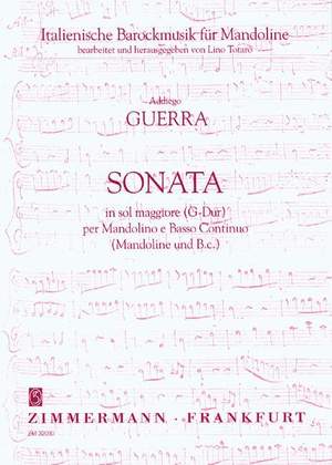 Addiego Guerra: Sonata in sol maggiore (G-Dur)