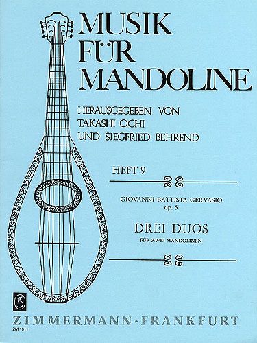 Gervasio, G B: Three Duets op. 5