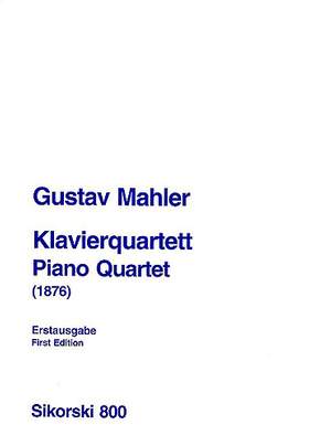Mahler, G: Piano Quartet (First Edition)