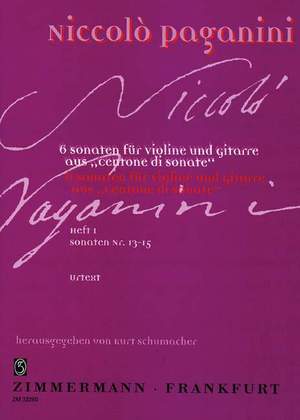 Niccolò Paganini: Centone Di Sonate Volume 1
