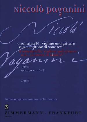 Niccolò Paganini: Centone Di Sonate Volume 2