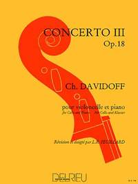 Karl Davydov: Concerto n°3 Op.18 en ré maj.