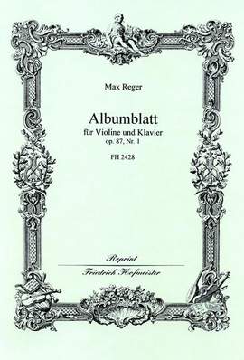 Reger, M: Albumblatt Op 87/1