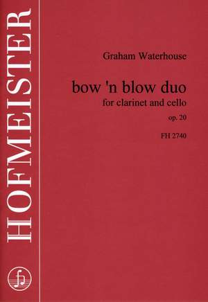 Waterhouse, G: Bow'n Blow Duo Op 20