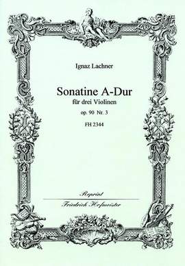 Lachner, I: Sonatine In A Op 90/3