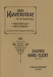 Karg-elert, S: 2 Piano Pieces Op 22
