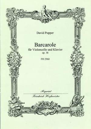 Popper, D: Barcarole Op 38