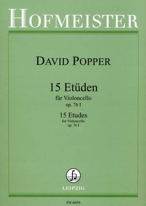 David Popper: 15 Etuden, op. 76 I (Schulz)