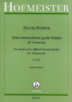 David Popper: 10 Etuden, op 76 II (Schulz/Bruns)