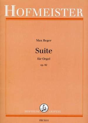 Reger, M: Suite Op 92