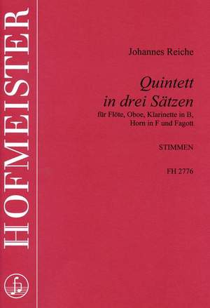 Johannes Reiche: Quintett in drei Sätzen/Stimmen