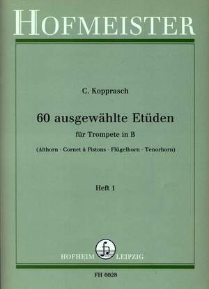 Georg Kopprasch: 60 Studies Book  1