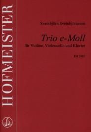 Sveinbjörn Sveinbjörnsson: Trio c-Moll