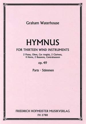 Graham Waterhouse: Hymnus for thirteen wind instruments, op. 49