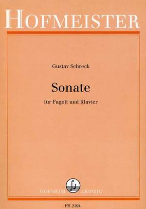 Gustav Schreck: Sonate