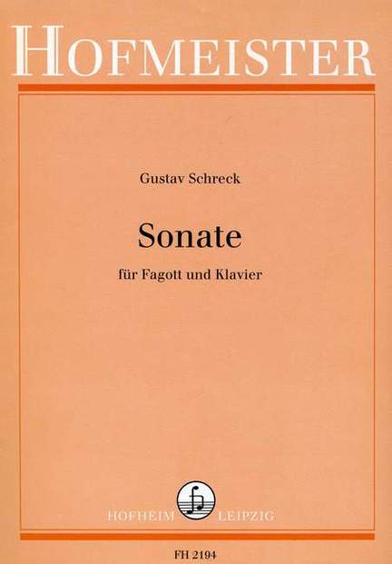 Gustav Schreck: Sonate