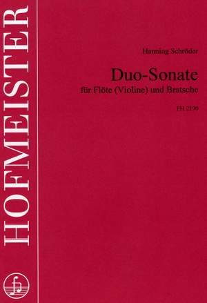 Schroder, H: Duo Sonata
