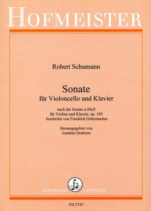 Schumann, R: Sonata In A Minor