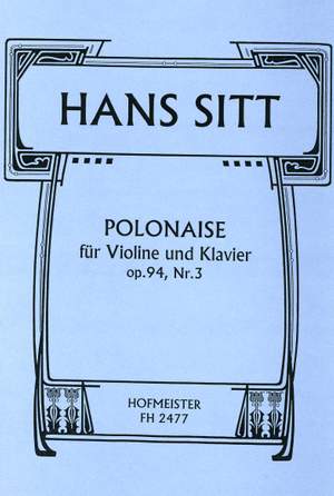 Sitt, H: Polonaise Op 4/3