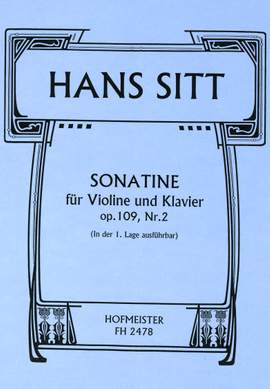 Sitt, H: Sonatina Op 109/2