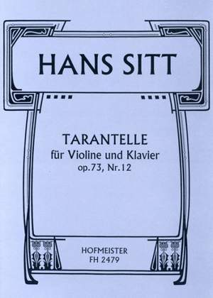 Sitt, H: Tanrantella Op 73/12