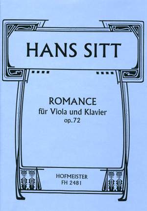 Sitt, H: Romance Op 72
