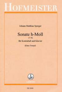 Johann Matthias Sperger: Sonate h-Moll (T36)