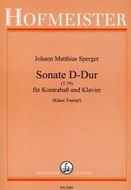 Johann Matthias Sperger: Sonate D-Dur (T39)
