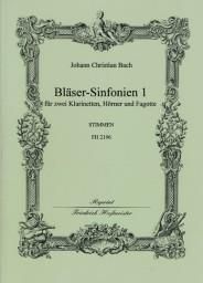 Johann Christian Bach: Bläser-Sinfonien 1-3 / Stimmen